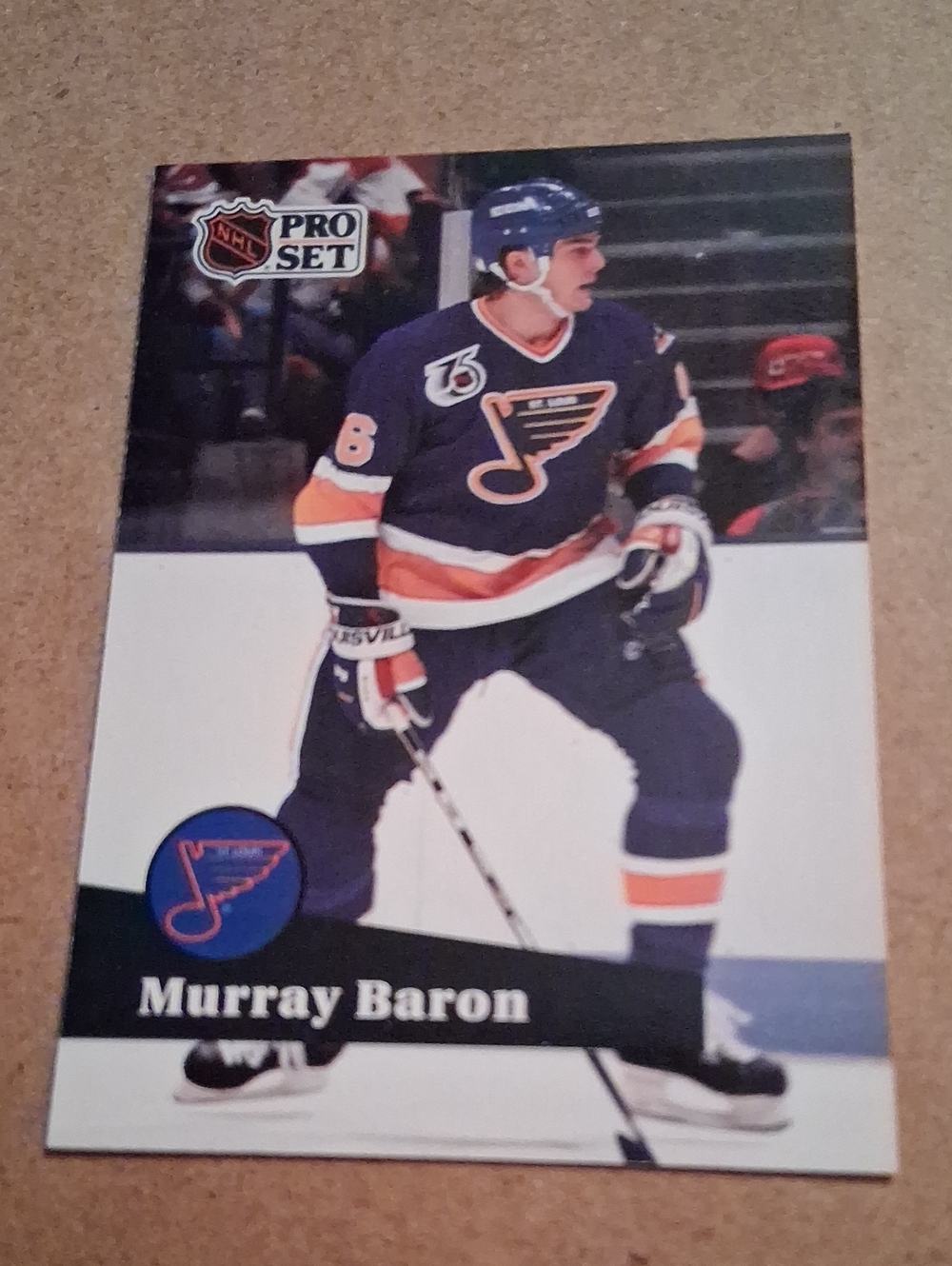 Philadelphia Flyers/St. Louis Blues Murray Baron NHL Hockey Trading Cards